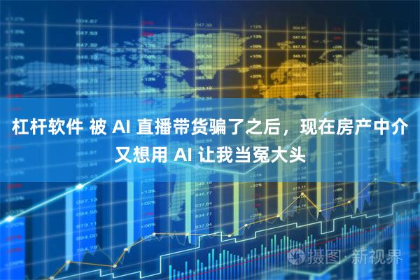 杠杆软件 被 AI 直播带货骗了之后，现在房产中介又想用 AI 让我当冤大头